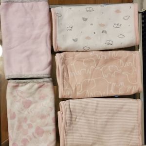Baby Girl Receiving Blankets